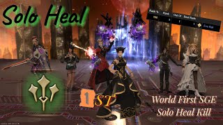 FFXIV M4S  First World Solo Heal Kill By  SGE   Eu [upl. by Ailyn750]