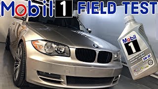 From Shell to Mobil 1 BMW manufacturer NOT recommend oil Field test Mobil 1 [upl. by Namharludba]