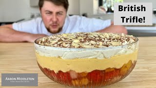 How To Make The Classic British Trifle Perfect English Dessert [upl. by Marshall]