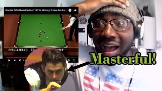 American Reacts  quotRonnie OSullivan  Fastest 147 In Snooker Historyquot [upl. by Gruchot595]