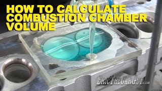 How To Calculate Combustion Chamber Volume [upl. by Aikkan]