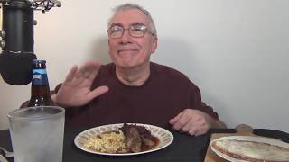 ASMR Eating Rouladen and Spatzle Dinner Whispering [upl. by Akinirt]