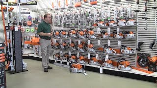 Wednesdays With Weingartz Stihl Chainsaw Lineup [upl. by Eladnyl]