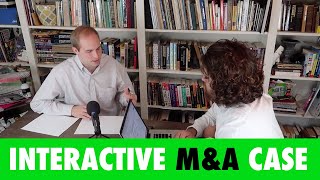 Full Interactive Consulting Interview Case MampA  Case Interview Prep  quotNewSportsquot [upl. by Yrret]