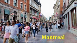 MONTREAL Life Downtown Old Montreal Quebec Canada 4K La vie montréalaise  Vlog de Montréal [upl. by Eralc]