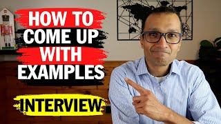 How To Come Up With Stories  Examples In The Job Interview [upl. by Inalel]