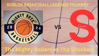 GAME 1 Of Roblox Basketball Legends Competitive Season Mighty Ballers Vs Shockers [upl. by Peggie]