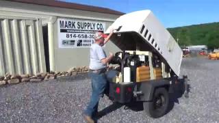 2005 Ingersoll Rand Airsource 185 CFM Portable Air Compressor For Sale Mark Supply [upl. by Poppo412]