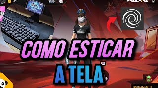 COMO ESTICAR A TELA NA NOVA ATUALIZAÇÃO DO FREE FIRE 😱 MOBILADOR   Tutorial [upl. by Eevets]