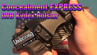 Concealment EXPRESS  IWB Kydex Holster for Glock 19 Gen5  Unboxing [upl. by Jankey]