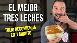 El Mejor Tres Leches  Receta Fácil  Tulio Recomienda en 1 Minuto [upl. by Magnuson219]