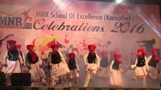 Malhari choreography  MNR School annual day 2016 [upl. by Wallach]