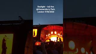 Daylight  Joji live Gunnersbury Park London 1782023 [upl. by Derwood513]