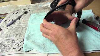 BMW R1150RT Mirror Base Replacement [upl. by Yslehc]