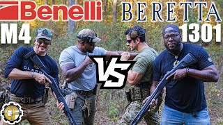 Benelli M4 vs Beretta 1301 The Best SemiAuto Shotgun [upl. by Seldan]