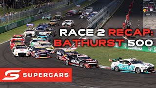 Race 2 Recap  Thrifty Bathurst 500  2024 Repco Supercars Championship [upl. by Cudlip470]