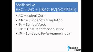 How to Calculate Estimate At Completion EAC [upl. by Htide]