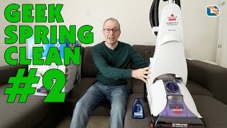 Geek Spring Clean 2 with Bissell CleanView PowerBrush Bissell [upl. by Irrabaj600]