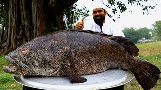 25 Kg King Hamour Fish Biryani Recipe  Amazing Hamour Fish Biryani  Nawabs Kitchen [upl. by Asilej]