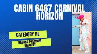 Cabin 6467 Carnival Horizon [upl. by Ahsenid]