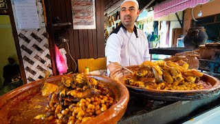 MARRAKESH STREET FOOD  Kebab BBQ  Moroccan Fine Dining CRAZY Halal Food in Morocco [upl. by Philippine759]