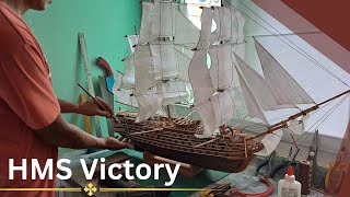 Building HMS Victory model from scratch [upl. by Alyam650]