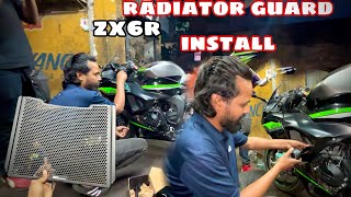 finally Install Radiator Guard 😍 ab aya ga maja [upl. by Ahsinel]