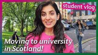 Moving to university in Scotland from India 🇮🇳✈️🏴󠁧󠁢󠁳󠁣󠁴󠁿 packing travel and a tour of my room [upl. by Serene]