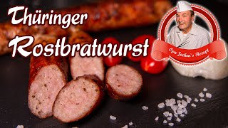 Thüringer Rostbratwurst ohne Kutter selber machen  Opa Jochens Rezept [upl. by Eisus]