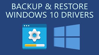 How to Backup and Restore Drivers in Windows 10 [upl. by Onileba]