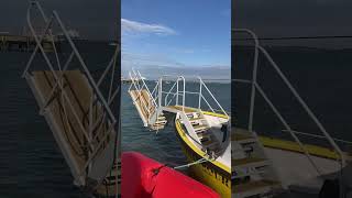 Half Penny pier in Harwich after a heavy night sailing at sea sailing [upl. by Pascal]