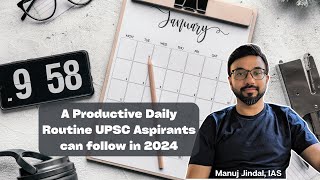 How to create a winning Daily ROUTINE for UPSC and Exam prep  This is the routine I followed [upl. by Enneibaf341]