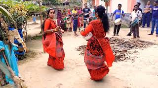 hindu biye barir bajna । biye bari band party dance [upl. by Anahsed]