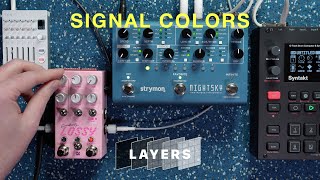 Strymon NightSky and Chase Bliss Lossy w Elektron Syntakt Synth Demo [upl. by Asilehc]