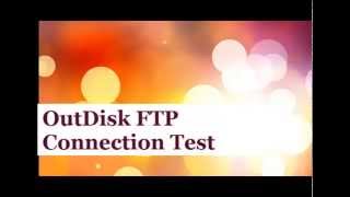 OutDisk FTP Addon for Microsoft Outlook Connection Test [upl. by Anivlek194]