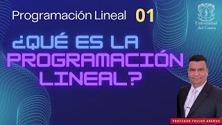 PROGRAMACIÓN LINEAL  ¿Qué es la programación lineal Contenido del curso y una breve historia [upl. by Till]