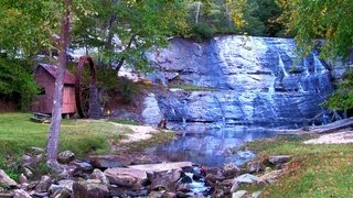 Moravian Falls Waterfall  North Carolina 1080p HD [upl. by Naillik93]