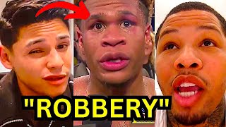 BOXERS REACT TO DEVIN HANEY BEATING VASYL LOMACHENKO VIA UD  HANEY VS LOMA REACTION [upl. by Oneill696]