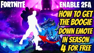 How Enable 2FA Fortnite Chapter 2 FREE EMOTE Still Working [upl. by Eannej]