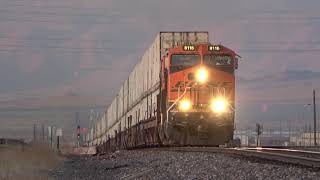 BNSF Trains in Kingman AZ amp Fullerton CA [upl. by Blaire]