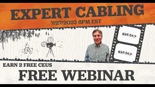 Expert Cabling Webinar w Rigguy  LIVE [upl. by Brookhouse]