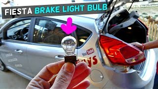 Ford Fiesta Mk6  Changing the rear brake light bulb [upl. by Signe]