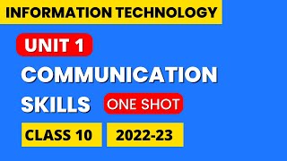 Communication Skills Class 10 Computer 202223  Class 10 Computer Chapter 1 Communication Skills [upl. by Filberte]