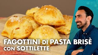 Fagottini di pasta brisée con Sottilette® CALCIO BALILLA [upl. by Teddie]