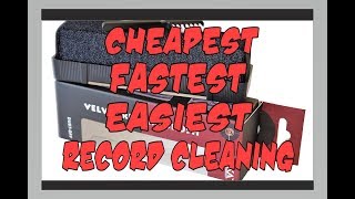 Cheapest Fastest Easiest Vinyl Record Cleaning Method [upl. by Arelc358]