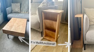 Simple Multifunctional Side Tables  Building Side Table [upl. by Ebehp]