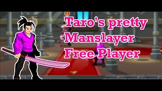 AQW Taros Pretty Manslayer How to get it  Free Player [upl. by Rycca]