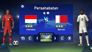 LAGA PERSAHABATAN INDONESIA VS BAHRAIN  FOOTBALL LEAGUE SOCCER [upl. by Doralin110]