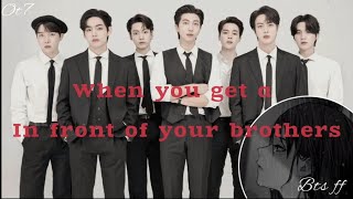 Btsff  when you get a panic attack in fron of your brothers  btsff oneshotff bts [upl. by Onitram]