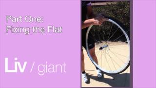 Liv giant Bicycle Flat Tire Repair [upl. by Lorilee513]